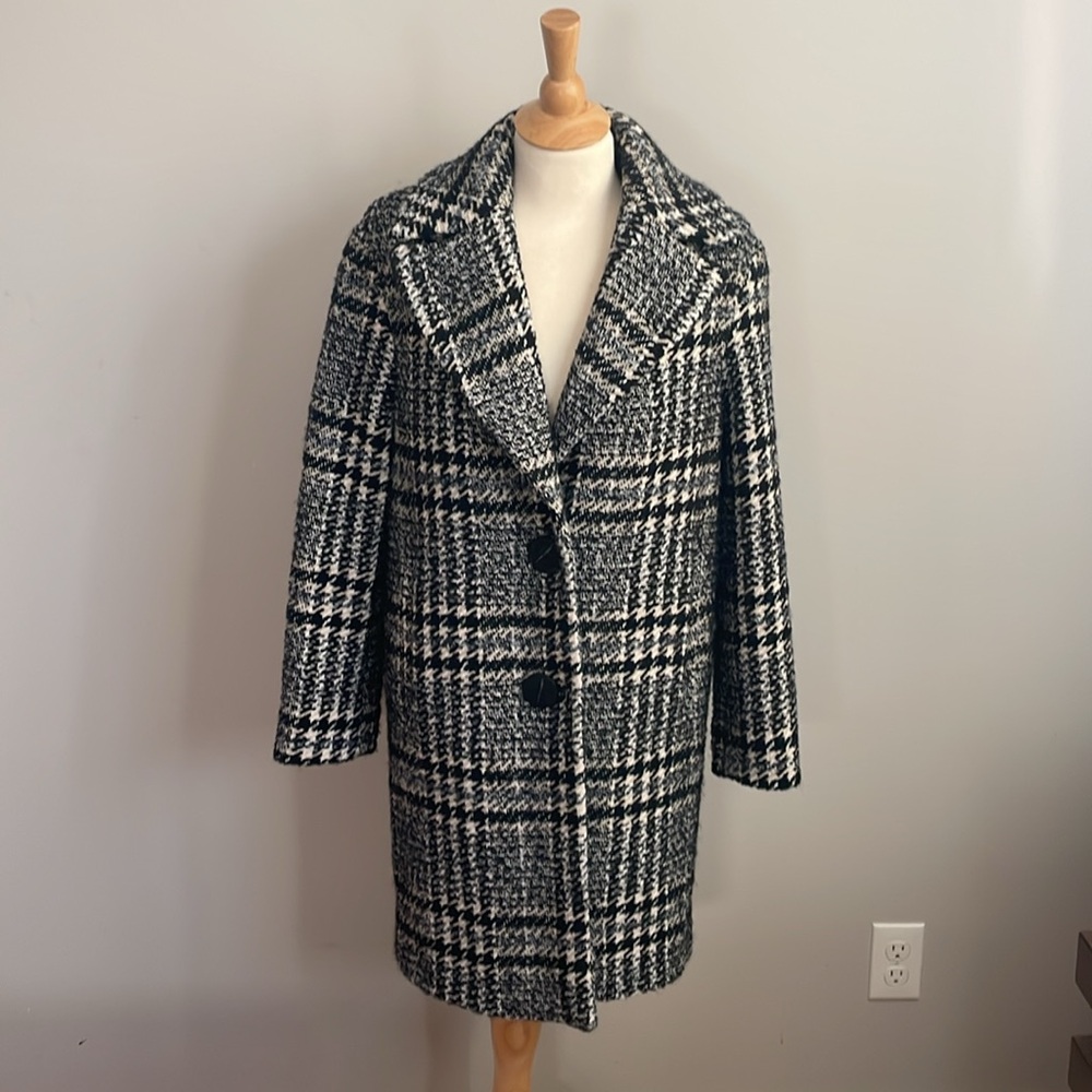 Massimo Dutti Houndstooth Coat